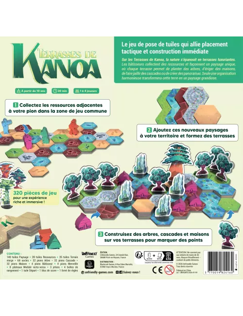 Terrasses de Kanoa dos de boite
