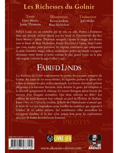 Fabled Lands - Tome 2 : Les Richesses du Golnir 