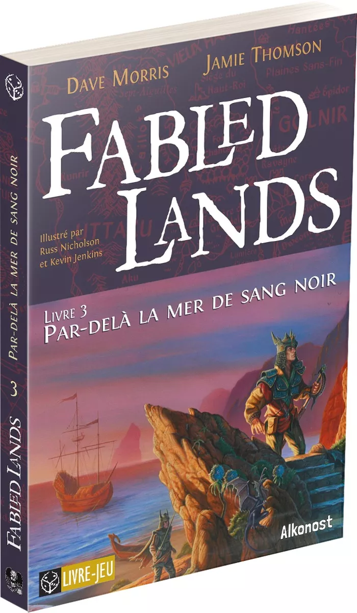 Boite de Fabled Lands - Tome 3 : Par-Delà la Mer de Sang Noir
