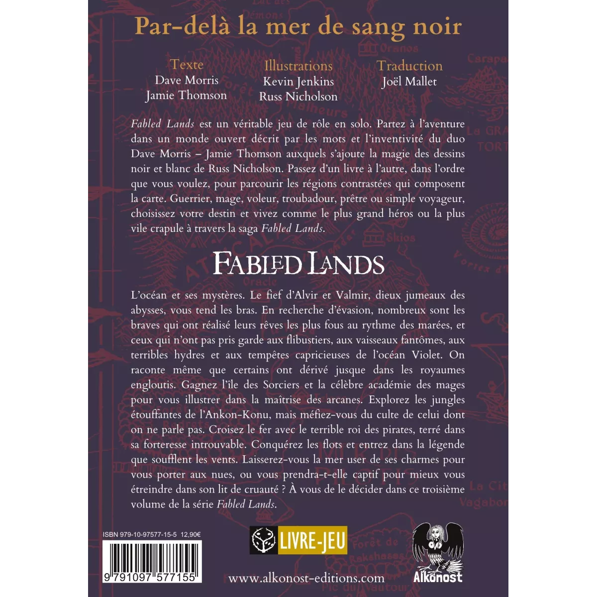 Fabled Lands - Tome 3 : Par-Delà la Mer de Sang Noir 