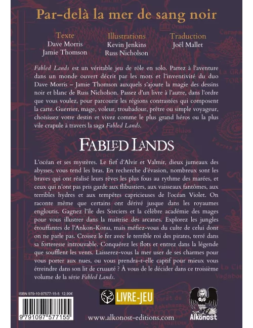 Fabled Lands - Tome 3 : Par-Delà la Mer de Sang Noir 