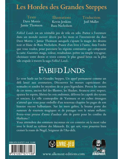 Fabled Lands - Tome 4 : Les Hordes des Grandes Steppes 