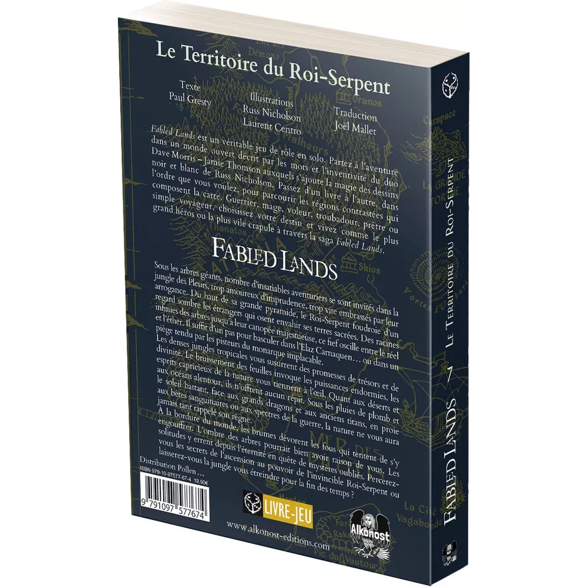 Fabled Lands - Tome 7 : Le Territoire du Roi-Serpent 