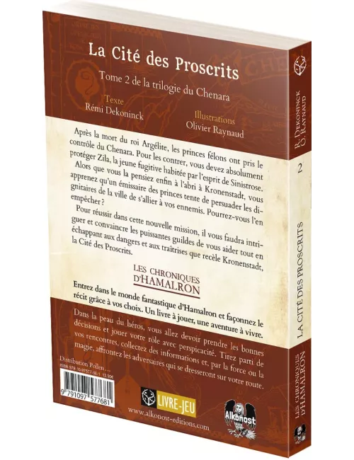 Les Chroniques d'Hamalron - Tome 2 : La Cité des Proscrits 