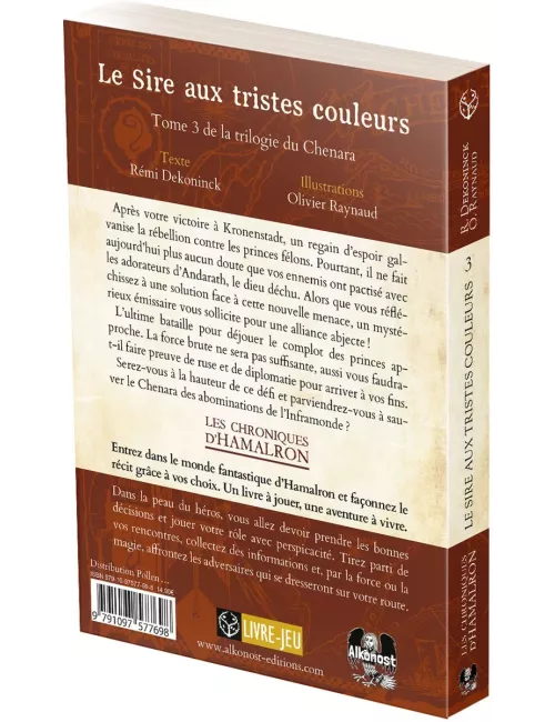 Les Chroniques d'Hamalron - Tome 3 : Le Sire aux Tristes Couleurs 