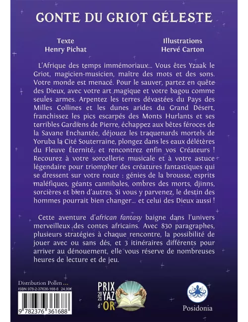 Conte du Griot Céleste - Littéraction 
