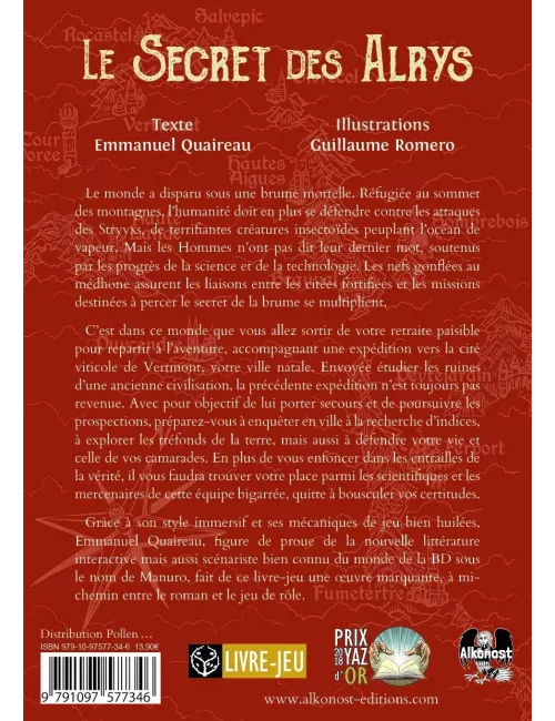 Le Secret des Alrys - Littéraction 