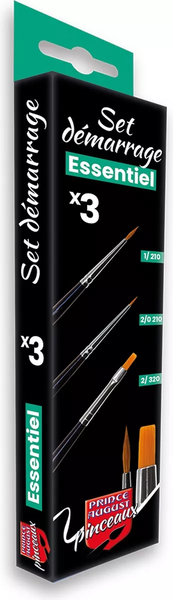 Boite de Pinceaux : Set Essentiel Démarrage - CPE1