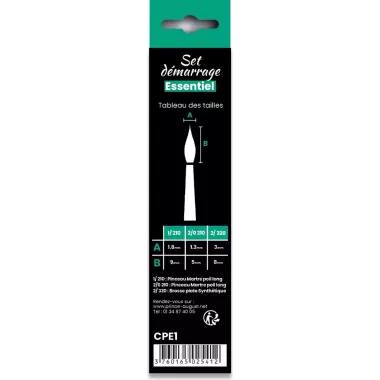 Pinceaux : Set Essentiel Démarrage - CPE1 