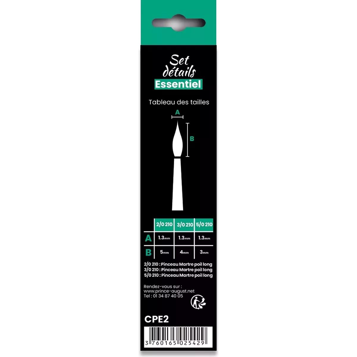 Pinceaux : Set Essentiel Démarrage - CPE2 