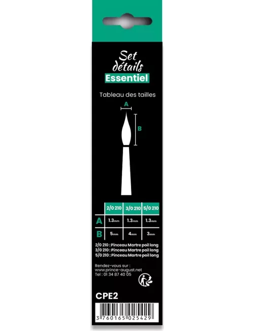 Pinceaux : Set Essentiel Démarrage - CPE2 
