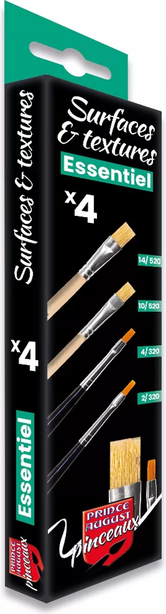 Boite de Pinceaux : Set Essentiel Surfaces & Textures - CPE3