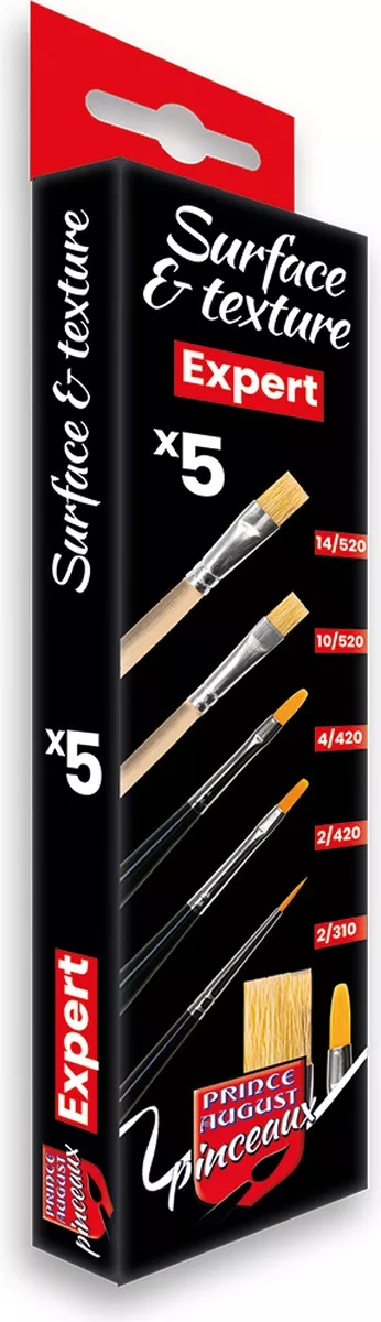 Boite de Pinceaux : Set Expert Surfaces & Textures - CPX3