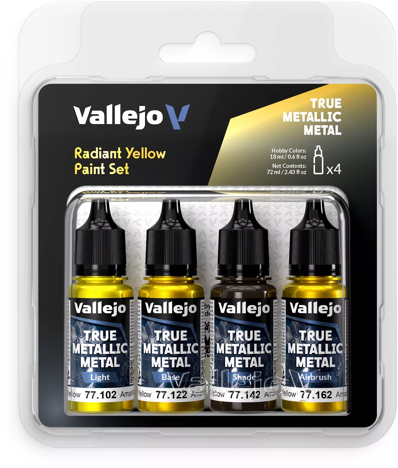 Boite de True Metallic Metal Set Jaune radiant - Peinture