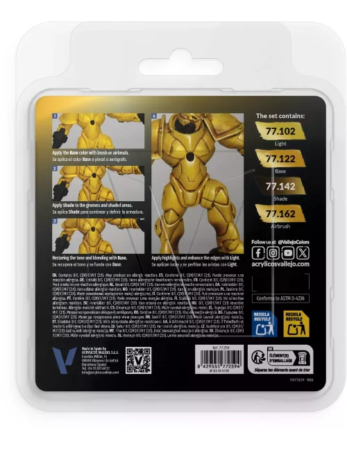 True Metallic Metal Set Jaune radiant - Peinture 