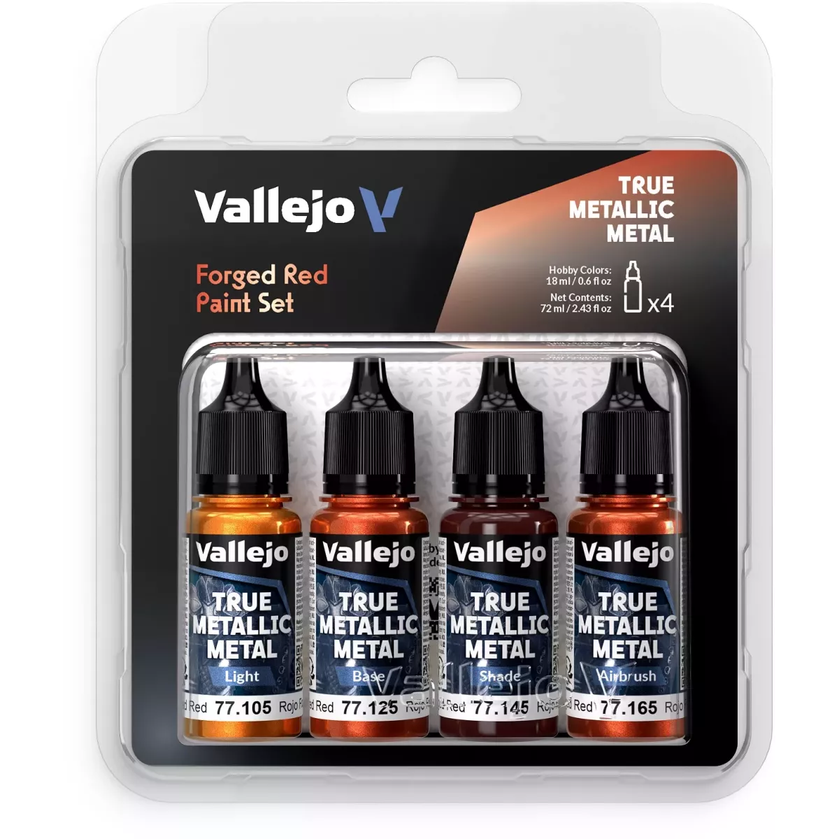 True Metallic Metal Set Rouge forgé - Peinture 