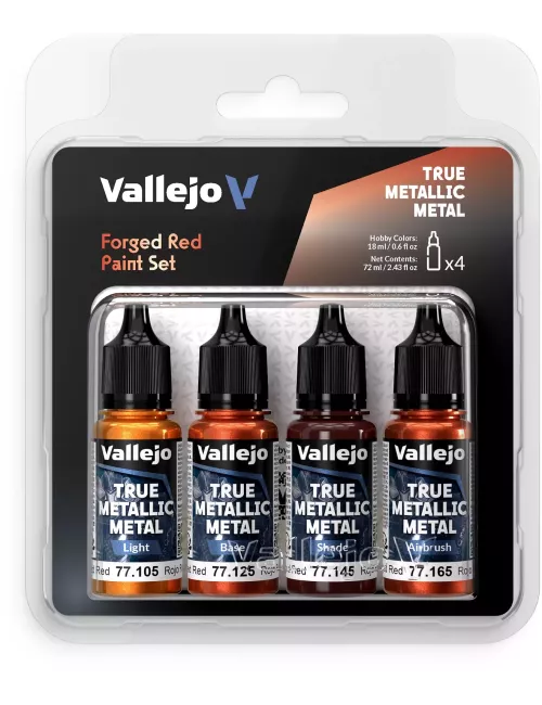 True Metallic Metal Set Rouge forgé - Peinture 