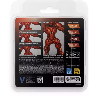 True Metallic Metal Set Rouge forgé - Peinture 