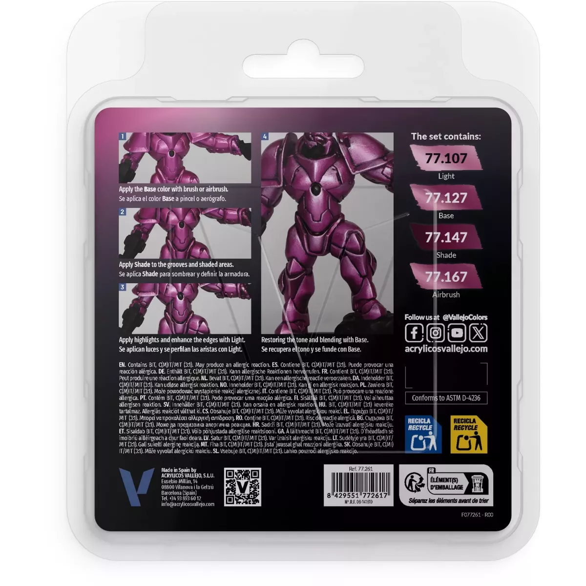 True Metallic Metal Set Magenta cramoisi - Peinture 