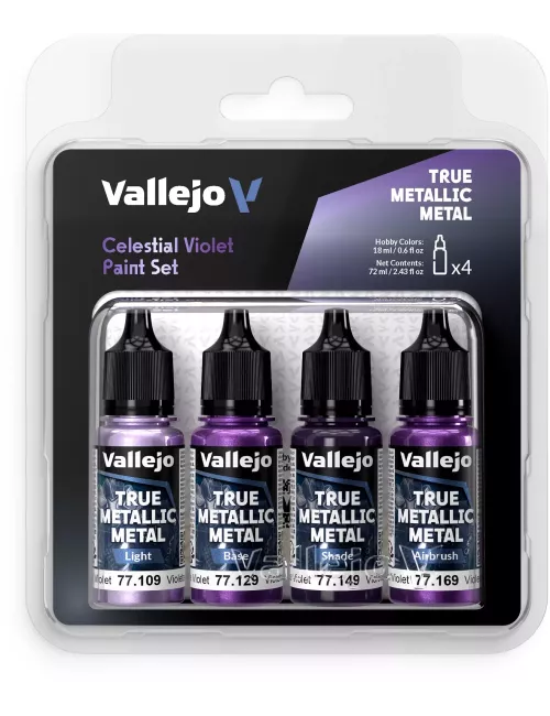 True Metallic Metal Set Violet céleste - Peinture 