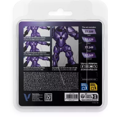True Metallic Metal Set Violet céleste - Peinture 