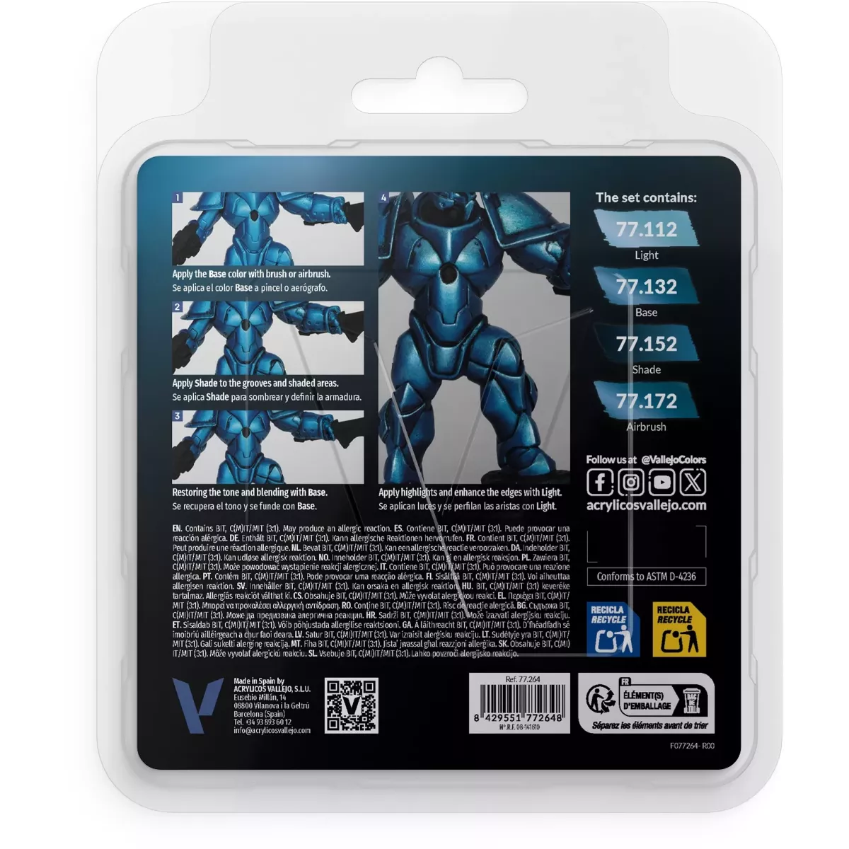 True Metallic Metal Set Hydre turquoise - Peinture 