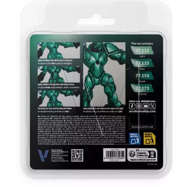 True Metallic Metal Set Vert scarabée - Peinture 