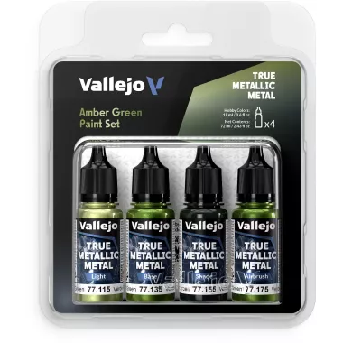 True Metallic Metal Set Vert ambré - Peinture 