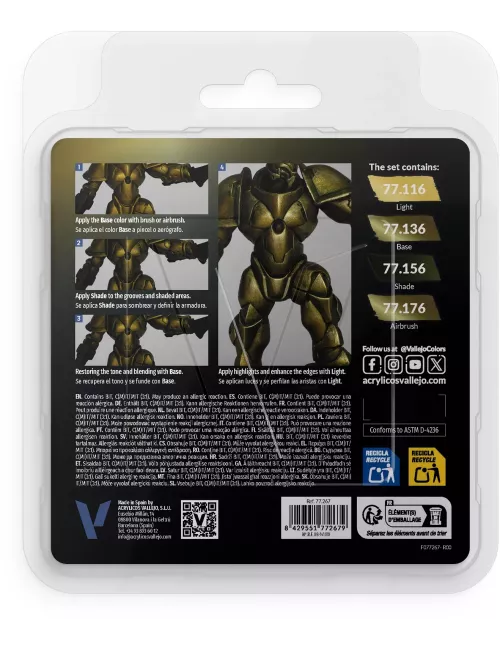 True Metallic Metal Set Or vert - Peinture 