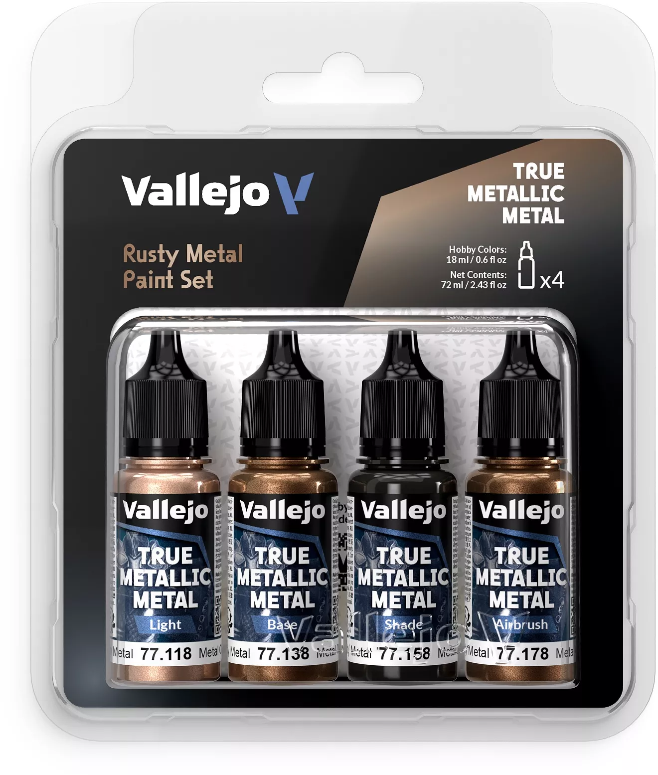 Boite de True Metallic Metal Set Métal oxydé - Peinture