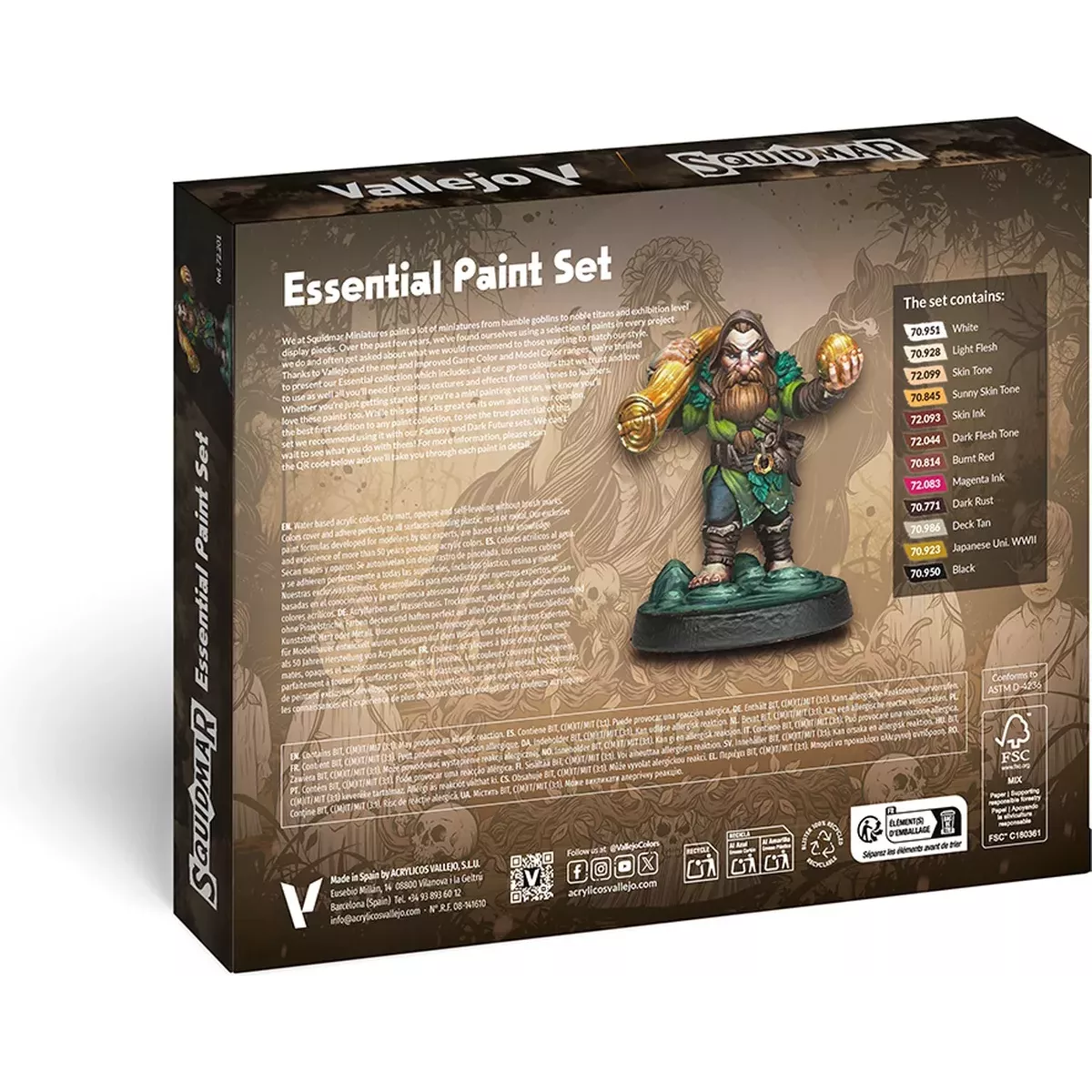 Game Color : Squidmar - Essential Paint set - Peinture 