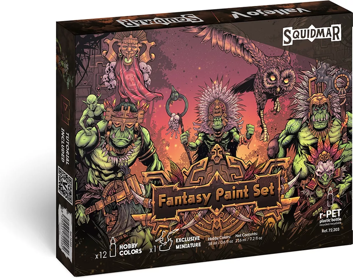 Boite de Game Color : Squidmar - Fantasy Paint set - Peinture
