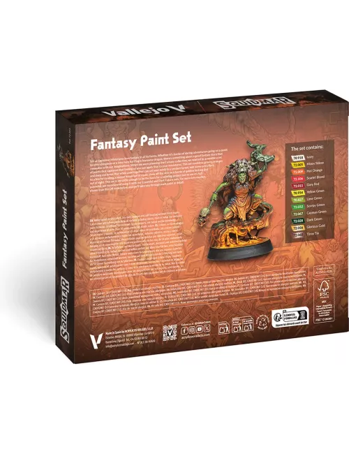 Game Color : Squidmar - Fantasy Paint set - Peinture 
