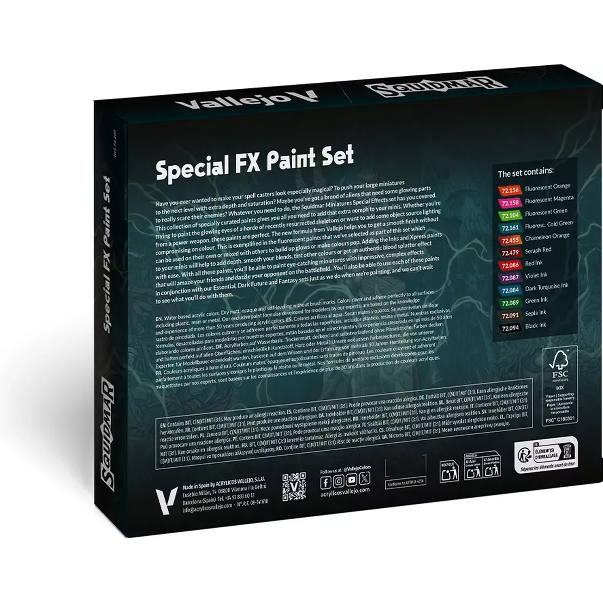 Game Color : Squidmar Special FX - Paint set - Peinture 