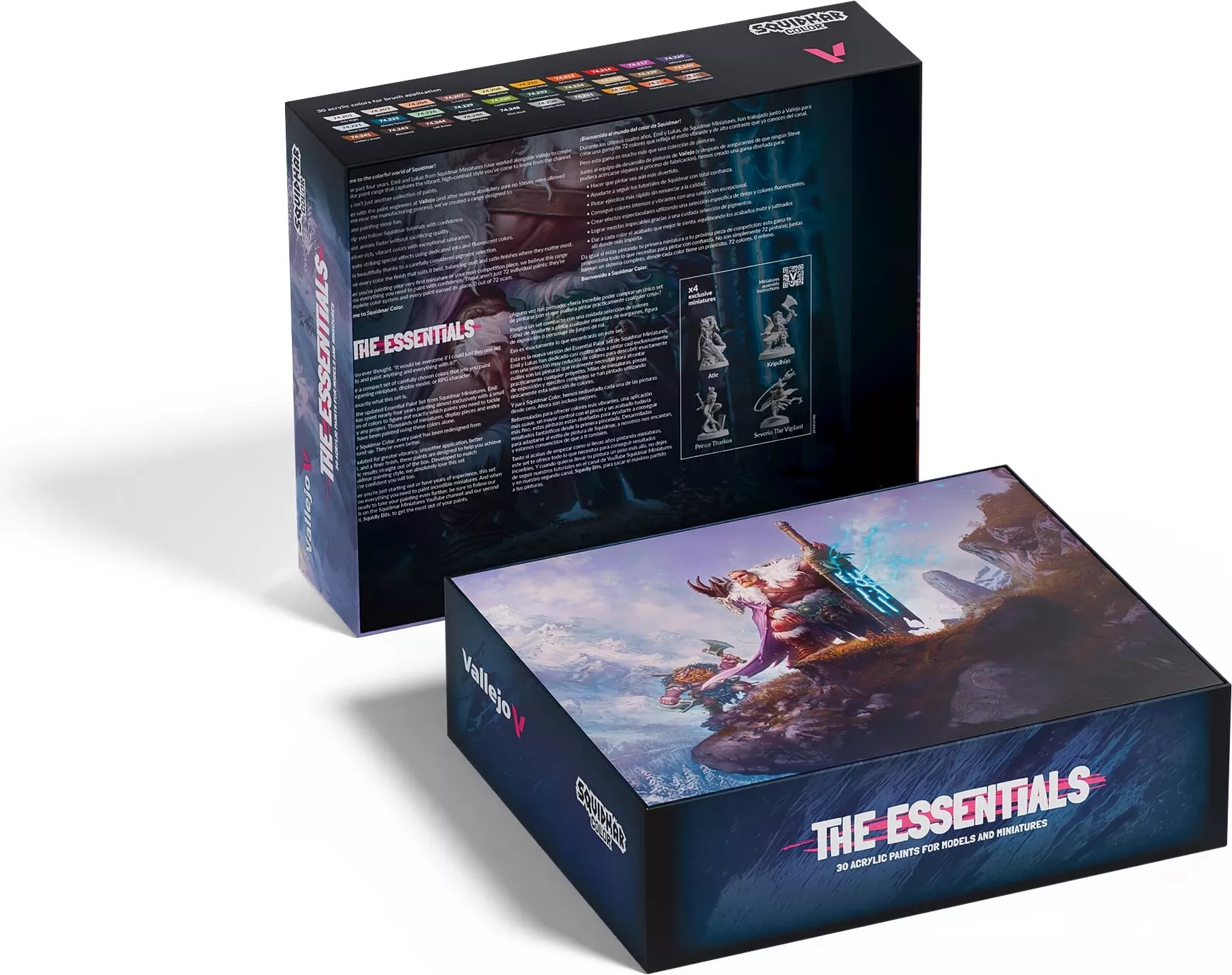 Boite de Squidmar Color Set - The Essentials - Peinture