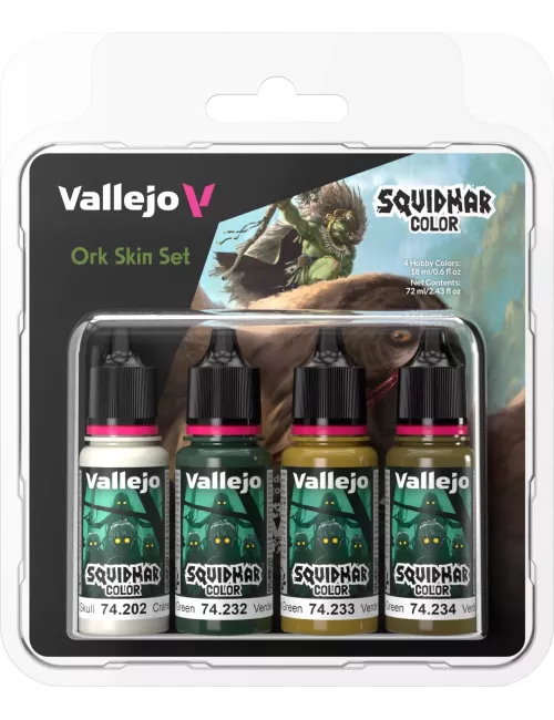 Squidmar Color Set Ork Skin - Peinture 