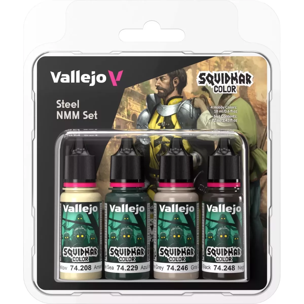 Squidmar Color Set Steel NMM - Peinture 