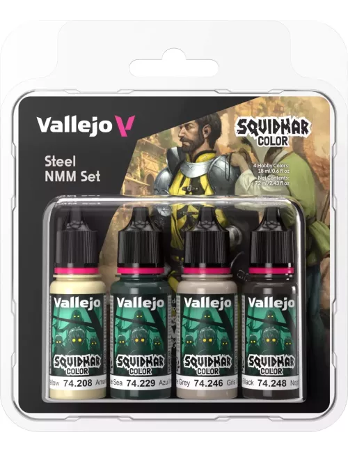 Squidmar Color Set Steel NMM - Peinture 