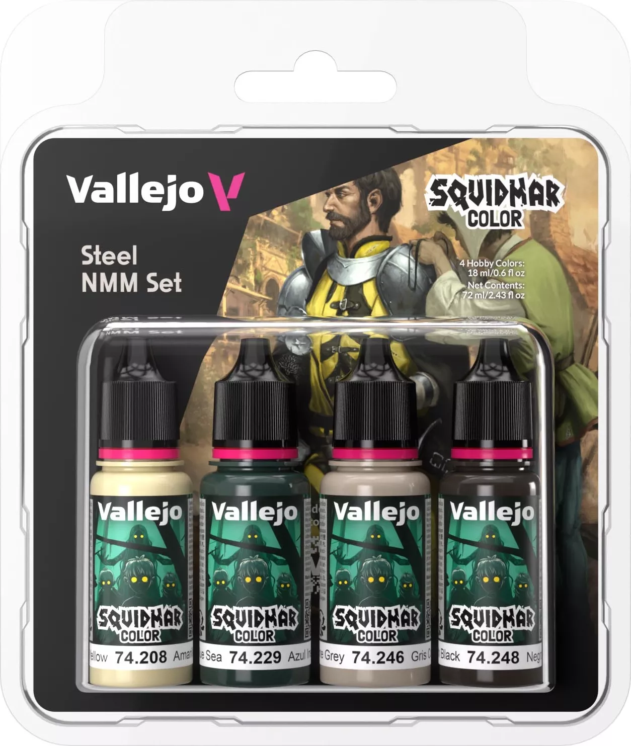 Boite de Squidmar Color Set Steel NMM - Peinture
