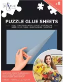 8 Feuilles Adhésives pour Puzzle 1000 Pièces - Accessoire pour puzzles