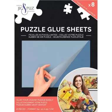 8 Feuilles Adhésives pour Puzzle 1000 Pièces - Accessoire pour puzzles