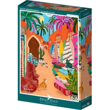 Puzzle Souk De Marrakech - 1000 Pièces