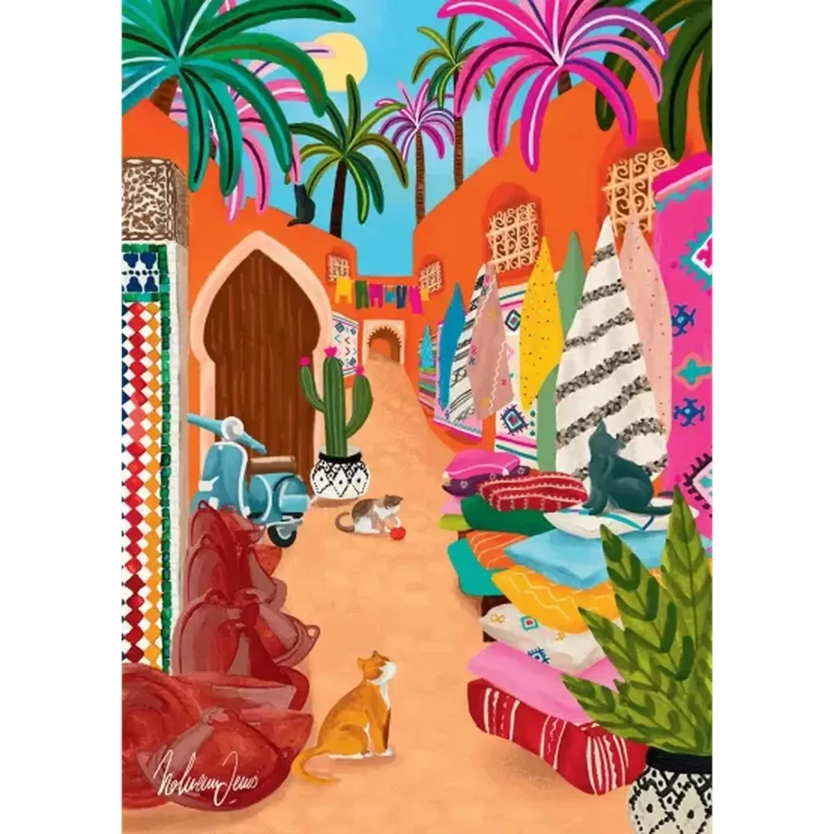 Puzzle Souk De Marrakech - 1000 Pièces