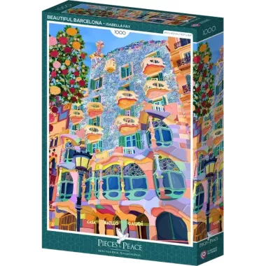 Puzzle Magnifique Barcelone - 1000 Pièces