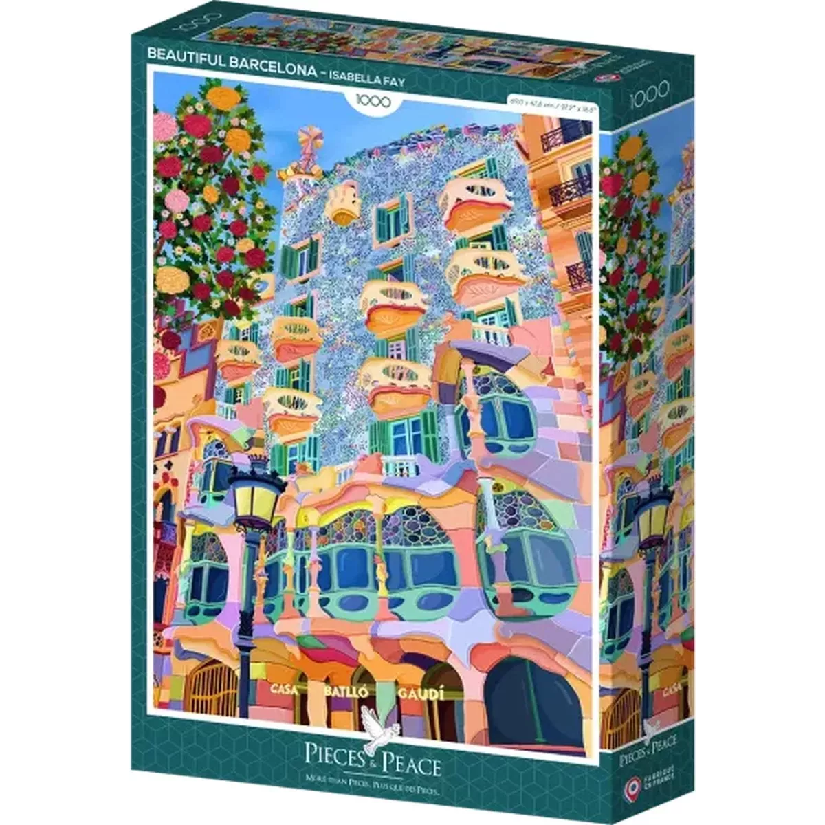 Puzzle Magnifique Barcelone - 1000 Pièces