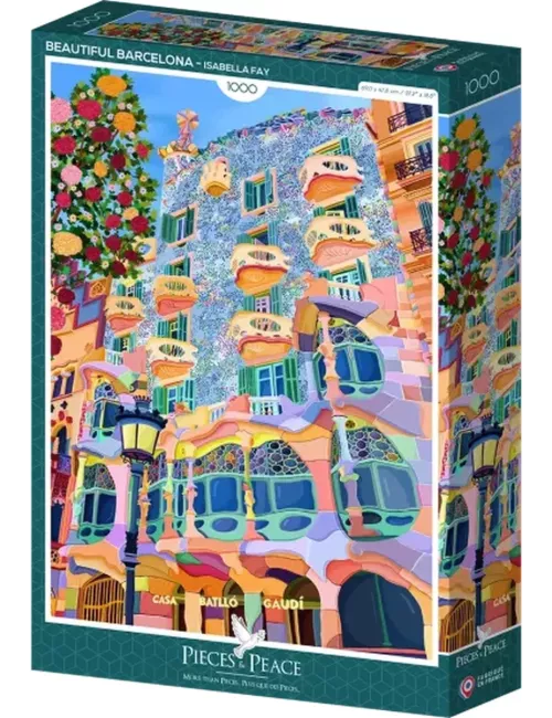 Puzzle Magnifique Barcelone - 1000 Pièces