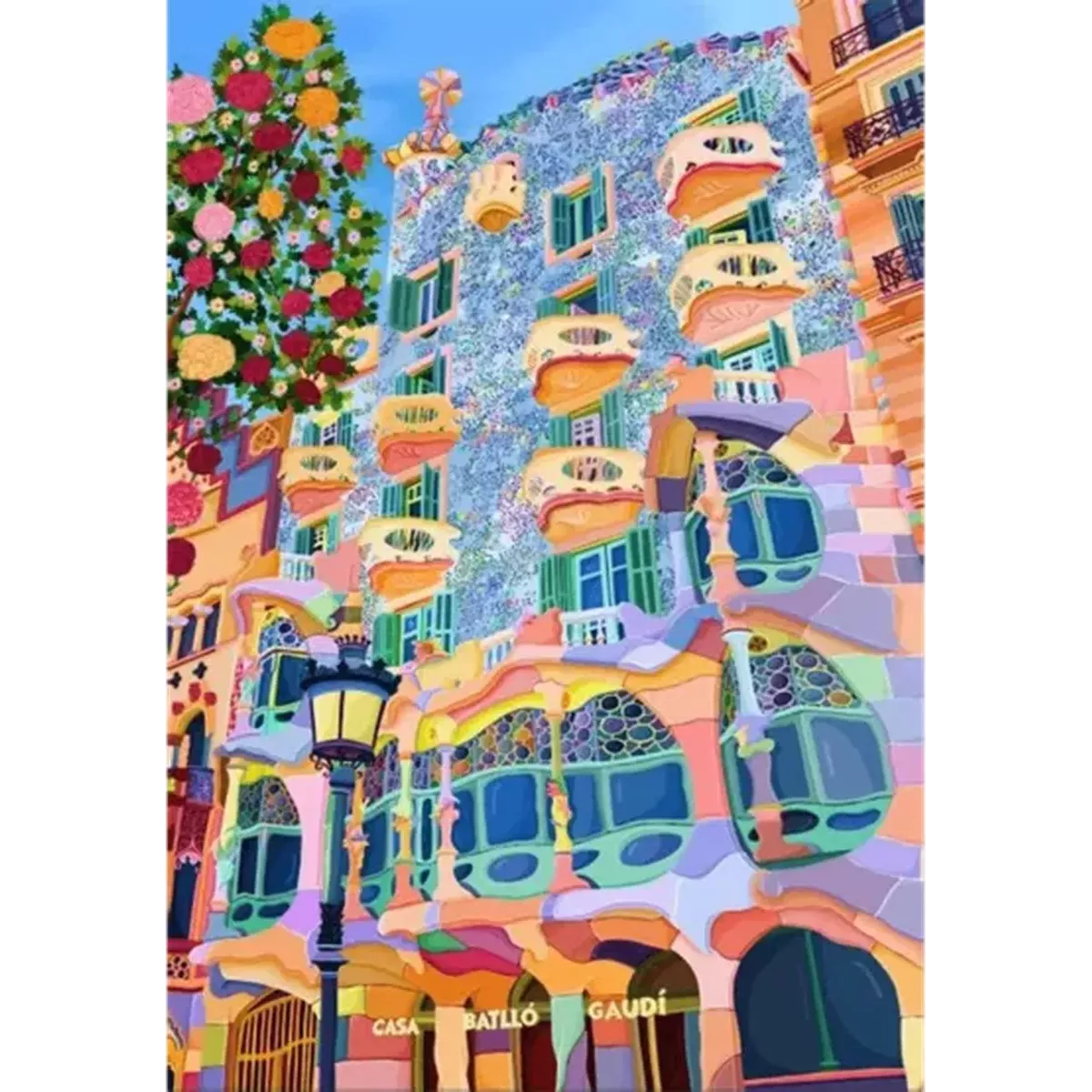 Puzzle Magnifique Barcelone - 1000 Pièces