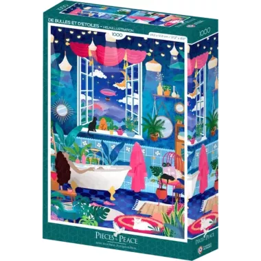 Puzzle De Bulles et d'Etoiles - 1000 Pièces