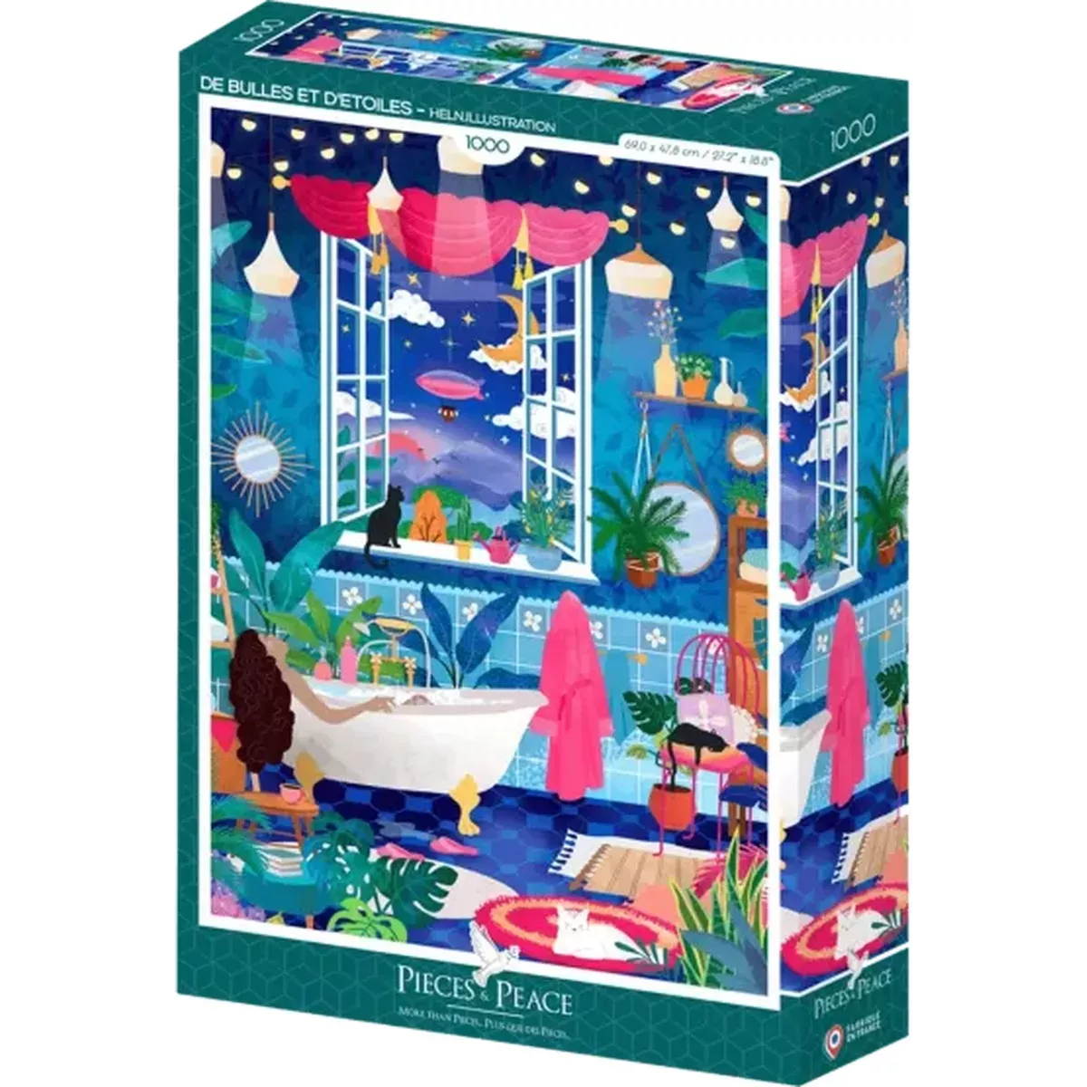 Puzzle De Bulles et d'Etoiles - 1000 Pièces