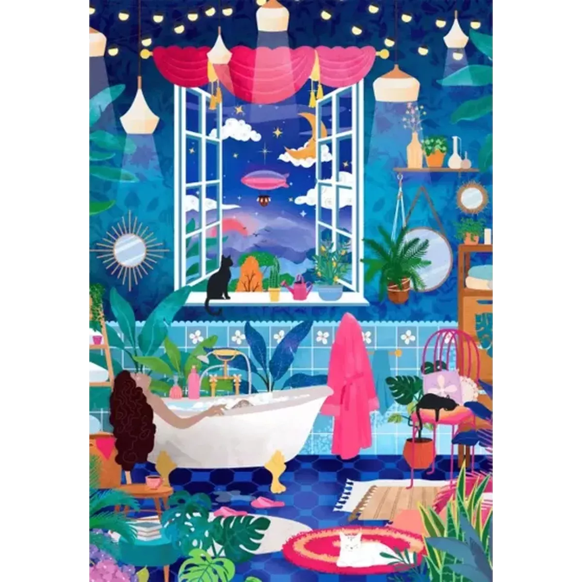 Puzzle De Bulles et d'Etoiles - 1000 Pièces